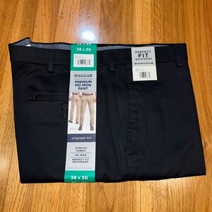 Haggar Premium No Iron Black Pants